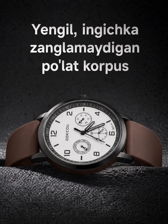 Erkaklar soati, erkaklar qo‘l soati, arab raqamli, soat