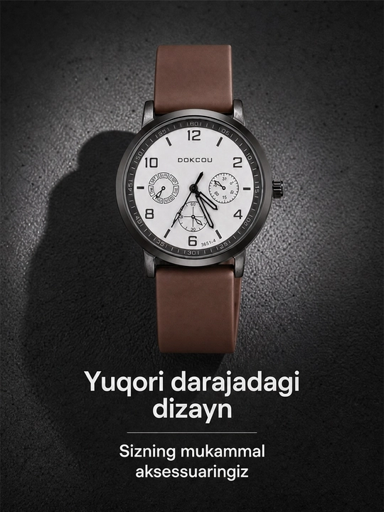 Erkaklar soati, erkaklar qo‘l soati, arab raqamli, soat