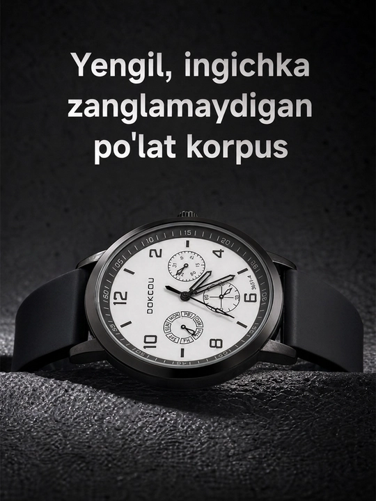 Erkaklar qo‘l soati, arab raqamli