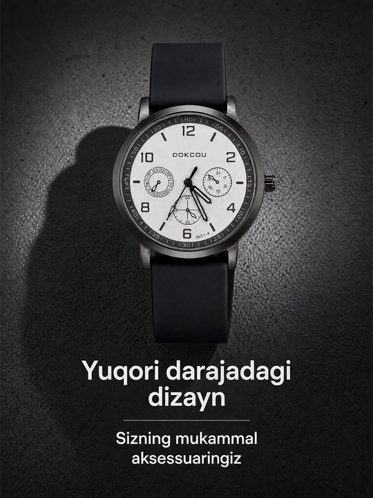 Erkaklar qo‘l soati, arab raqamli