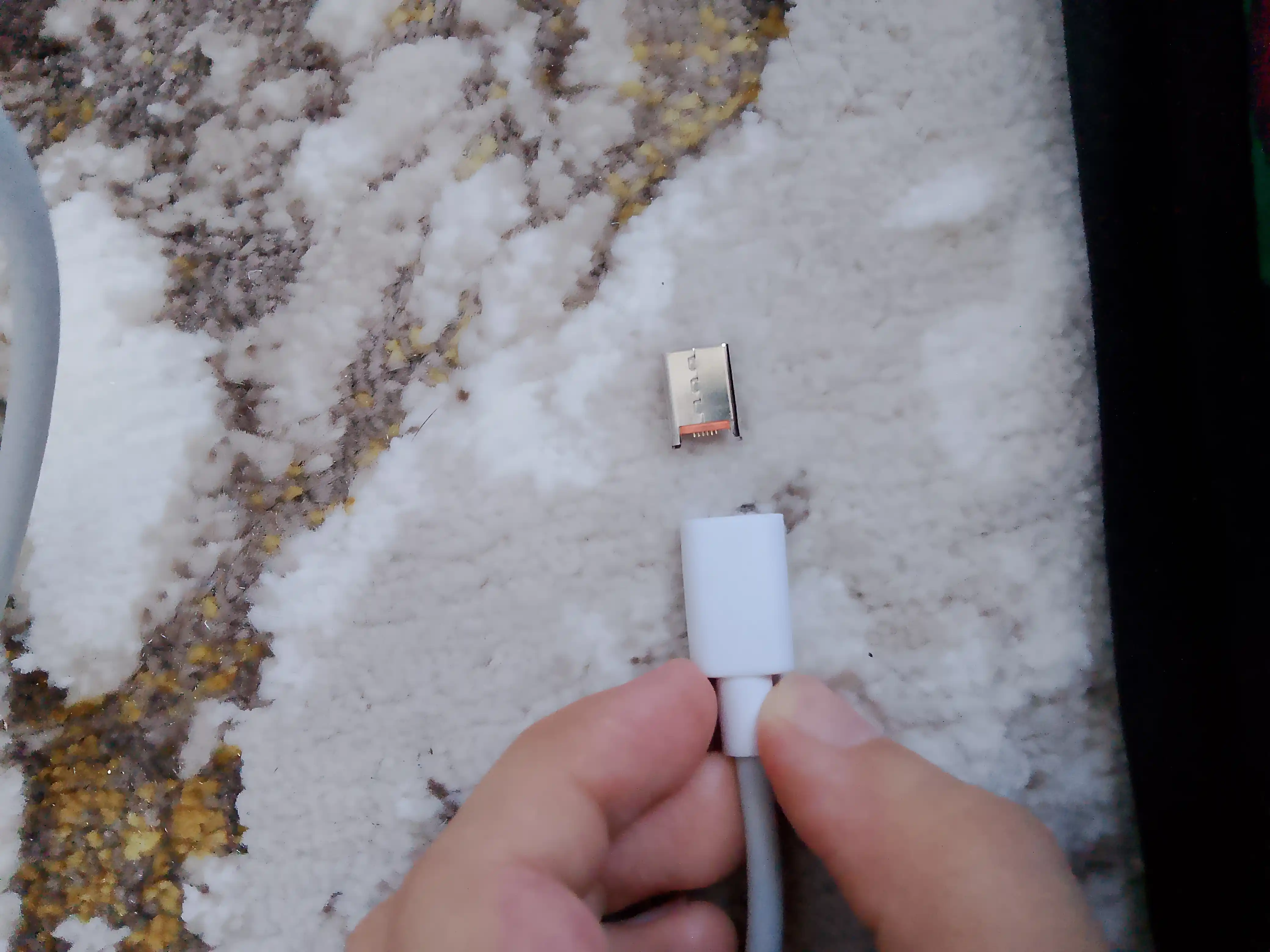 Очень быстрая зарядка 120W Турбо, мощный блок питания с кабелем Type-C, считает проценты