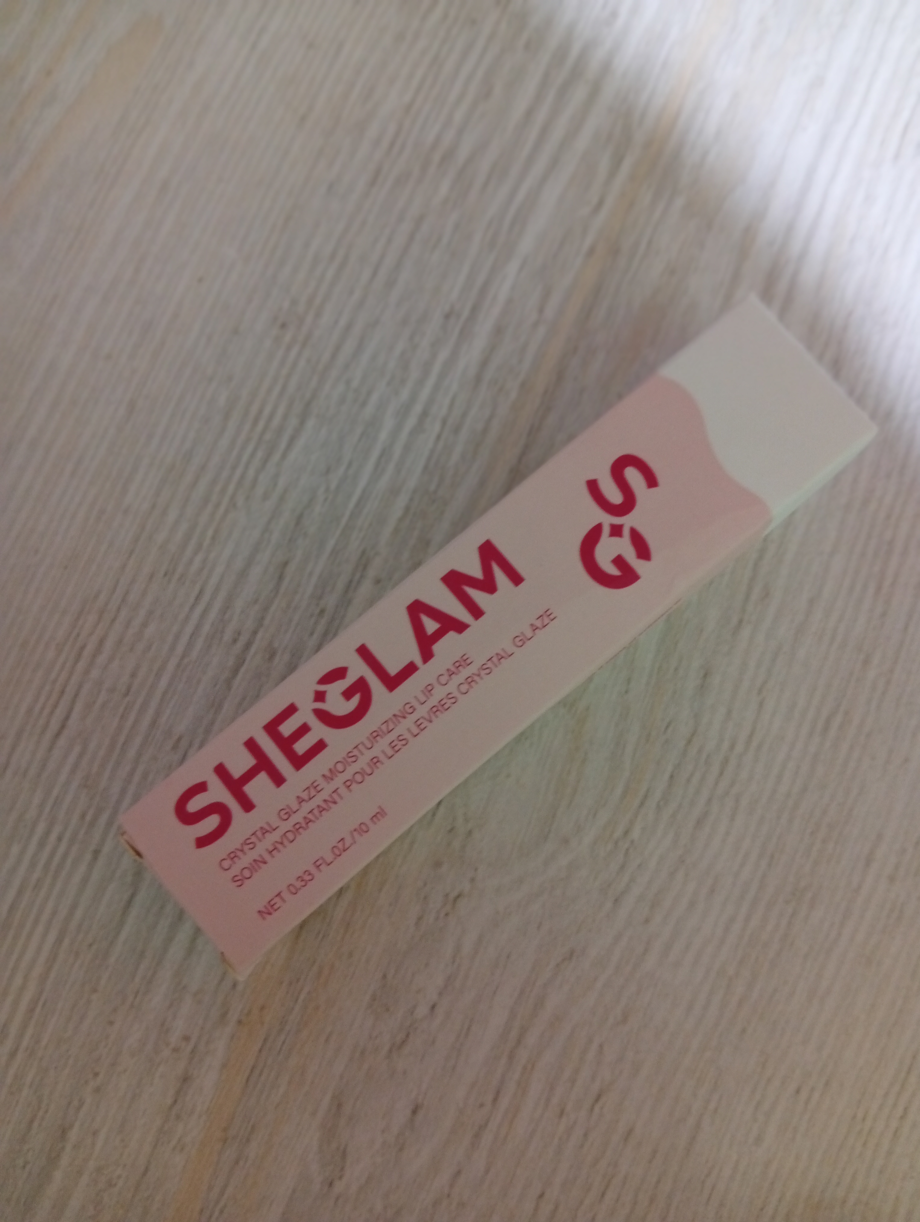 SHEGLAM Crystal Glaze lab yaltirog‘i, namlovchi, yaltiroq
