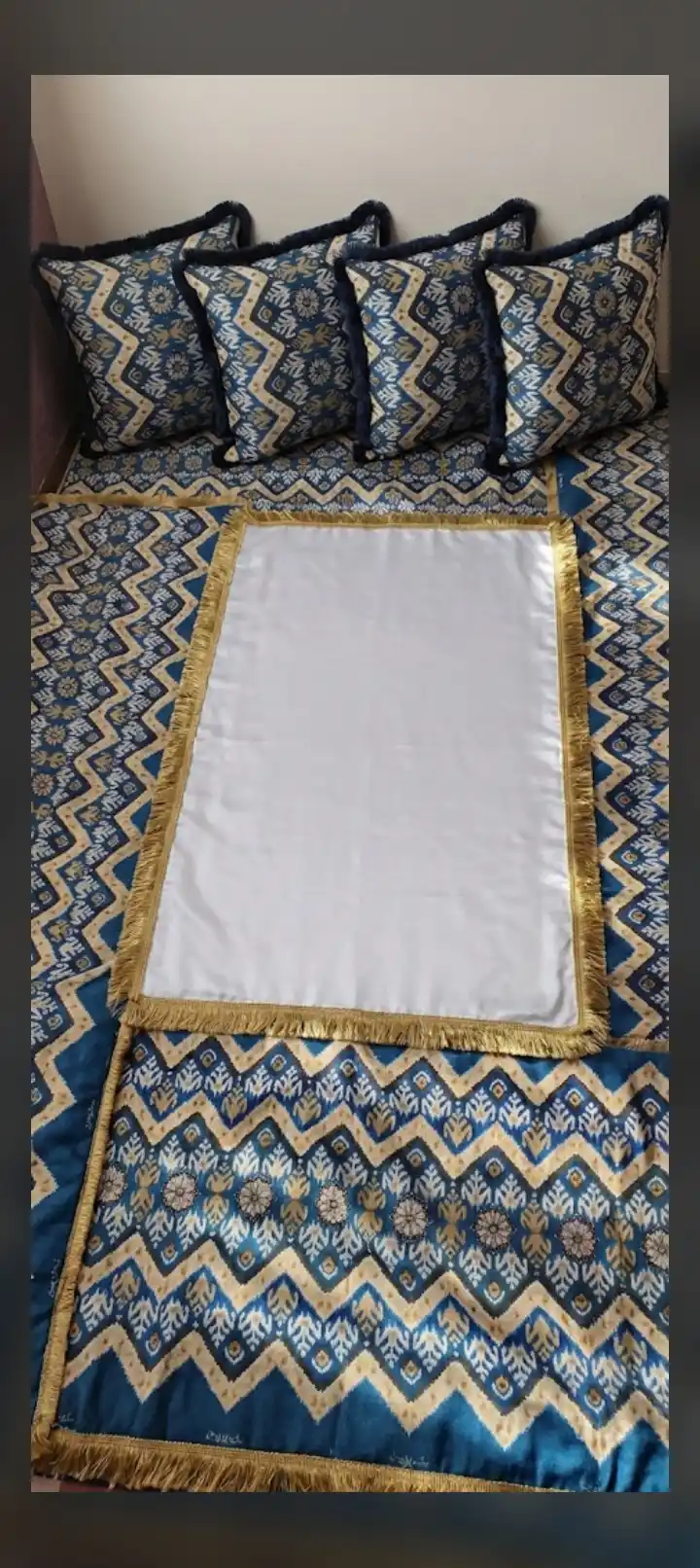 Декоративная наволочка для подушки, 60×60 см, из сатиновой ткани, комплект из 2 штук