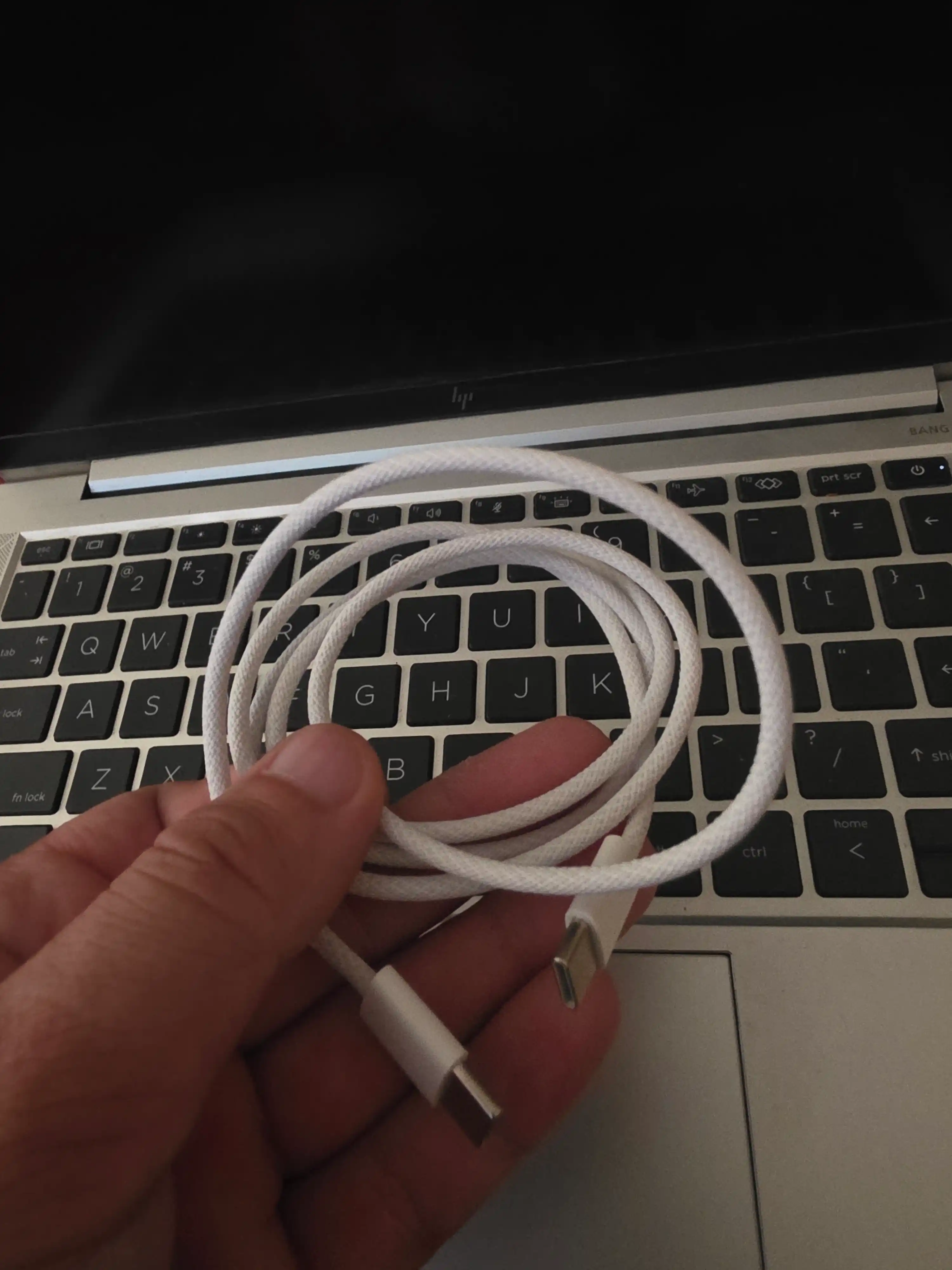Tezkor quvvatlash kabeli, USB Type-C to Type-C Cable 60W, 1 m