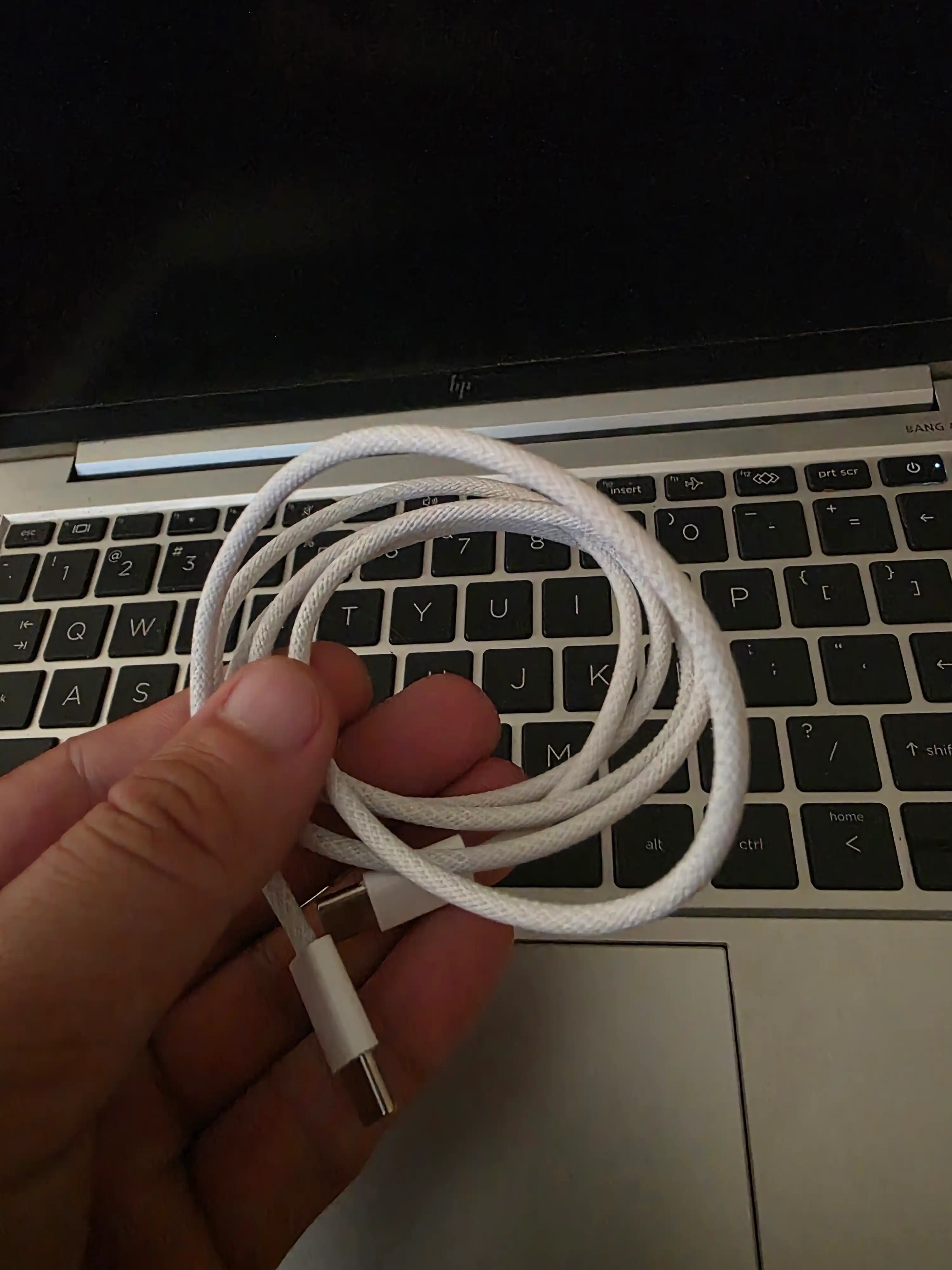 Tezkor quvvatlash kabeli, USB Type-C to Type-C Cable 60W, 1 m
