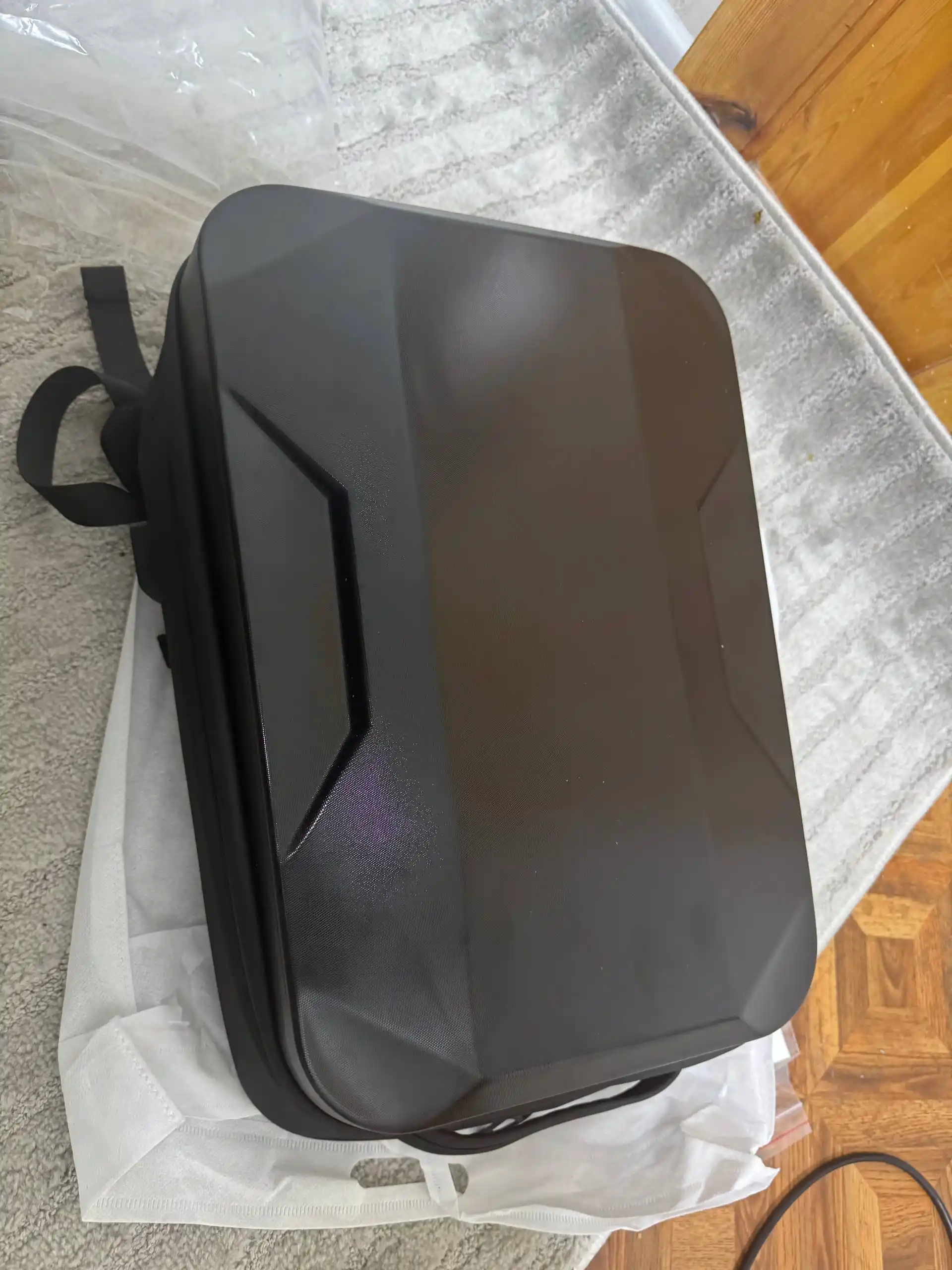 Рюкзак мужской городской для ноутбука, USB, жесткий корпус, водоотталкивающий, для учебы