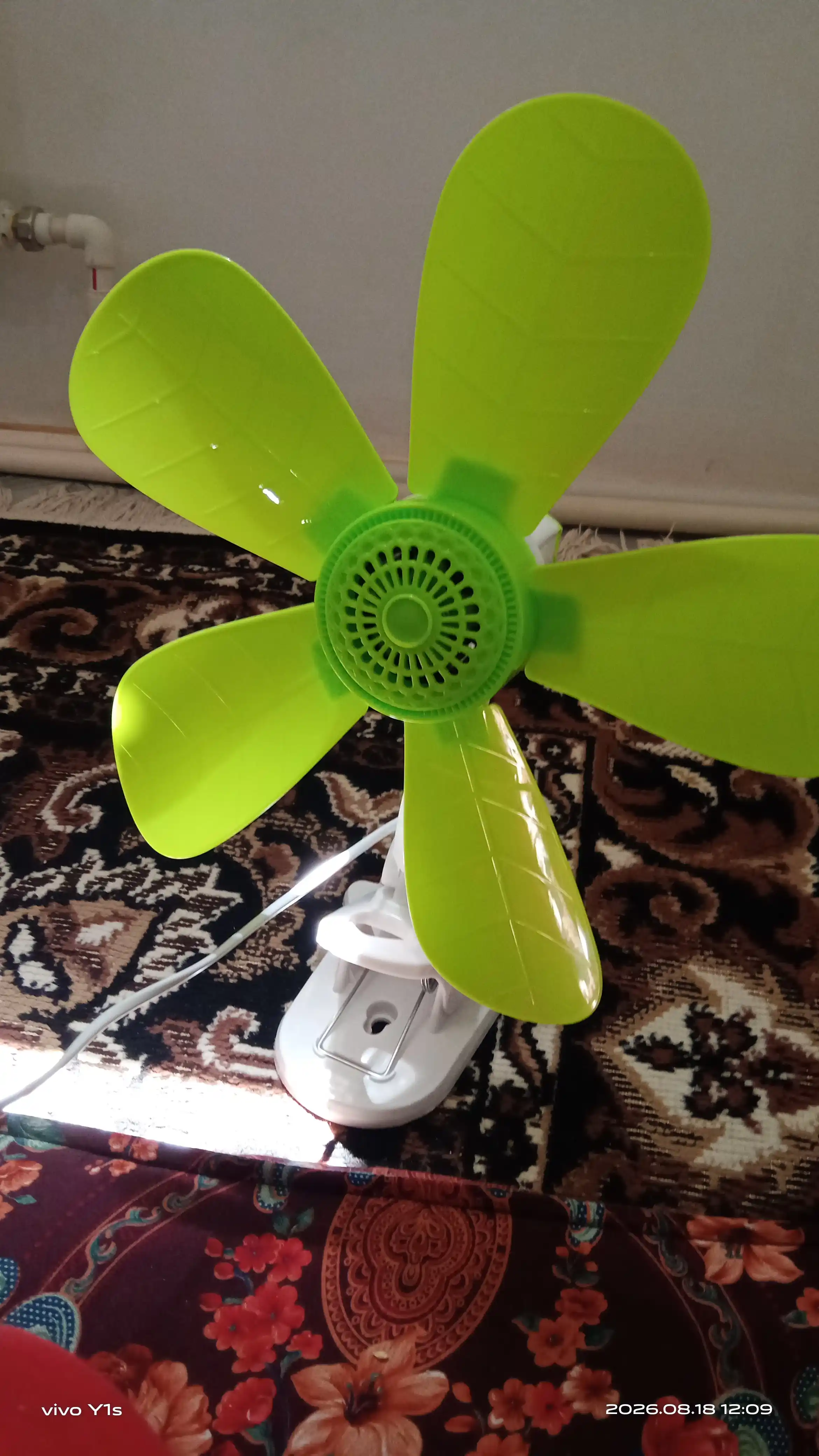 Klipsali ventilyatorcha, ventilyator mini, ventilator kichkina ovozsiz