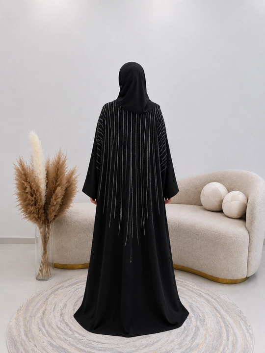 Abaya Tosh ayollar uchun | Muslim Abaya, hijobli uzun ko‘ylak, 44–54