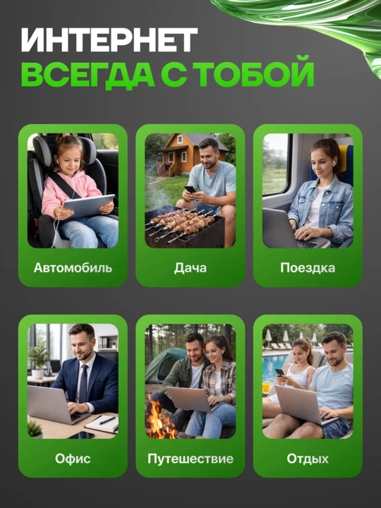 Portativ 4G LTE WiFi router, SIM-kartali modem, cho‘ntak WiFi, mobil internet router, LTE