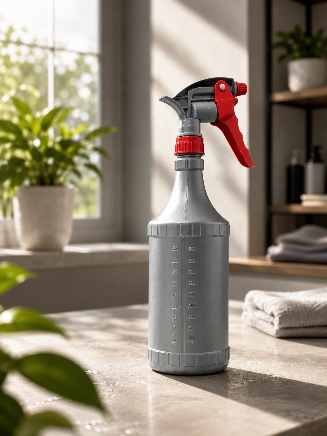 Detailing uchun professional purkagichli flakon, 1 litr 360° har qanday holatda purkaydi