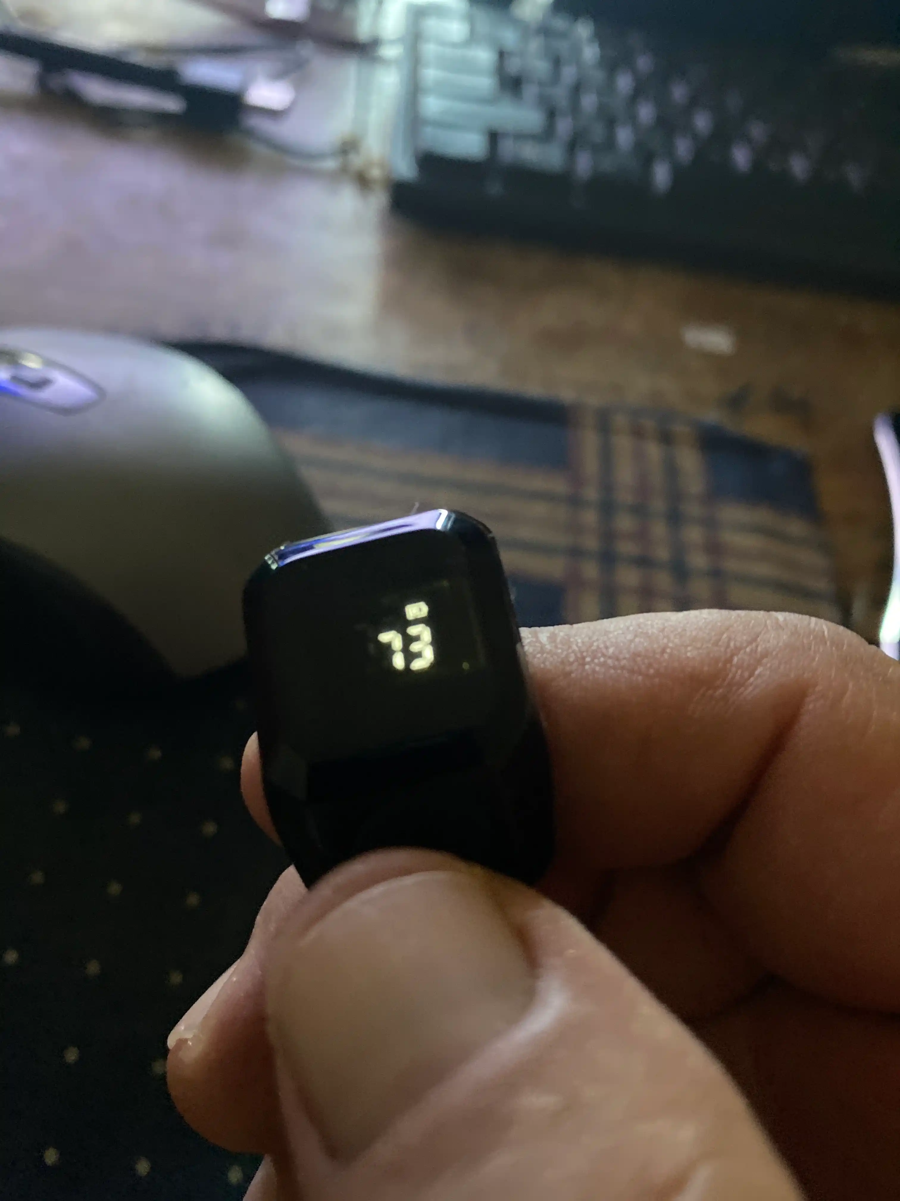Zikr Counter elektron tasbeh-halqasi, OLED ekranli va tebranishli aqlli tasbeh