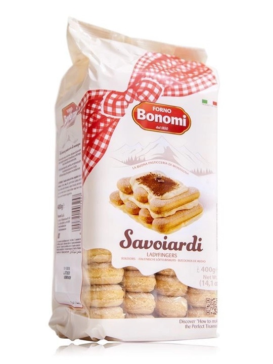 Печенье сахарное Савоярди Bonomi Ladyfingers, для тирамису, бисквитное печенье - 