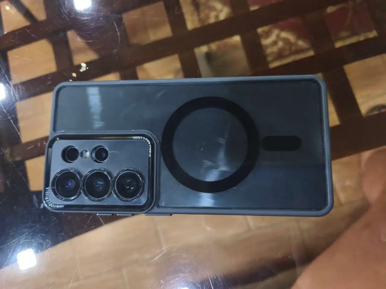 Прозрачный чехол MagSafe для Samsung S20,Note 20Ultra,S21,S22,S23,S24,S25,S26,FE,Ultra