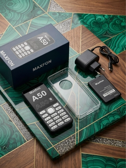 Maxfon A50 tugmachali mobil telefon - 