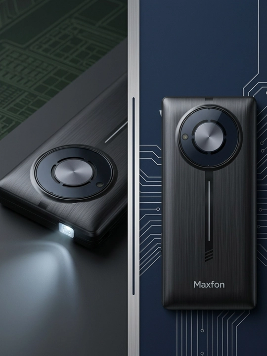 Maxfon A50 tugmachali mobil telefon