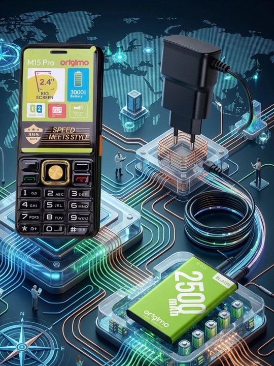 Origimo M15 Pro tugmachali mobil telefon - 