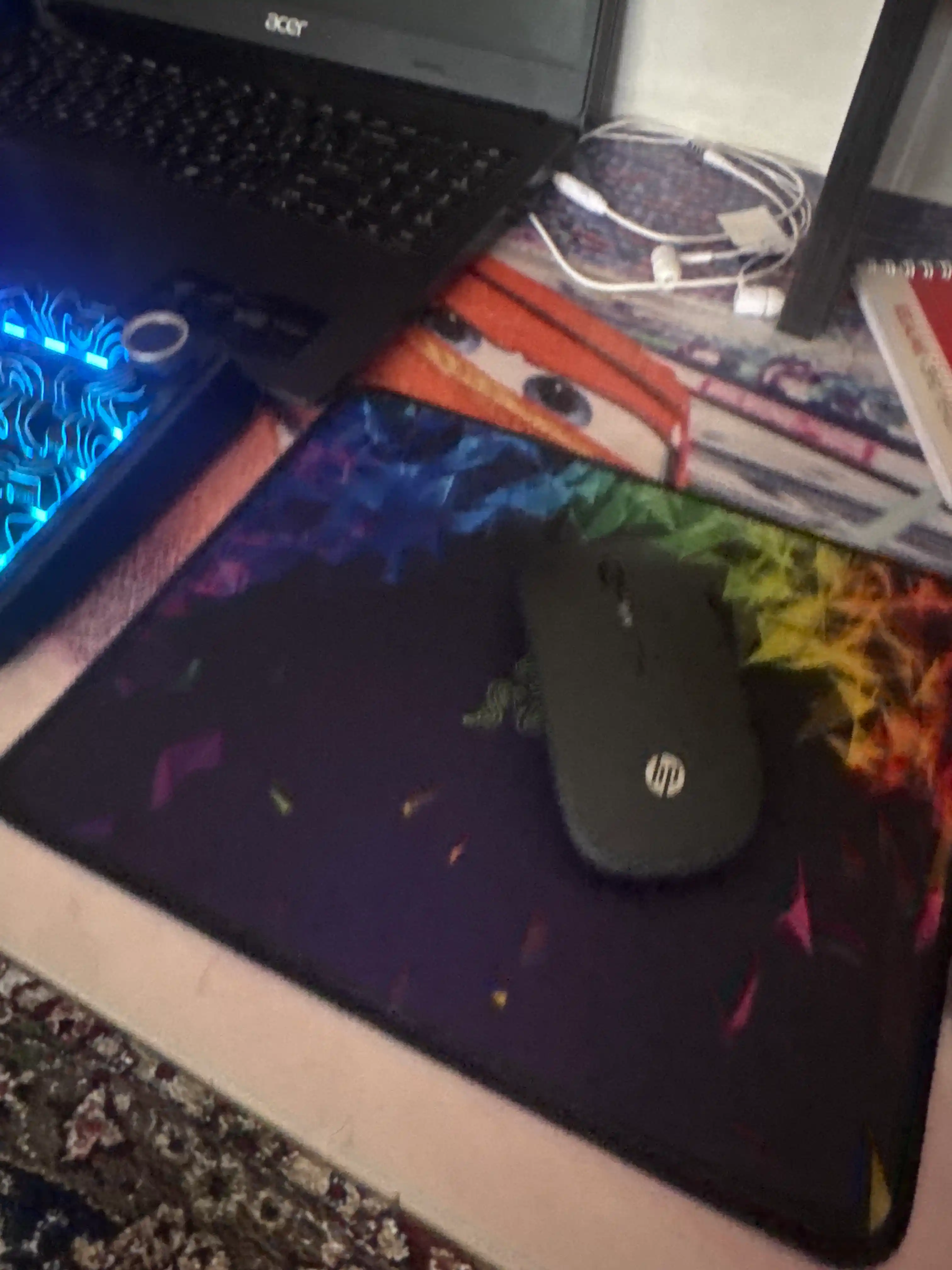 Mouse pad kovrik 21cm x 25cm sirpanmaydigan universal stol uchun aksessuar
