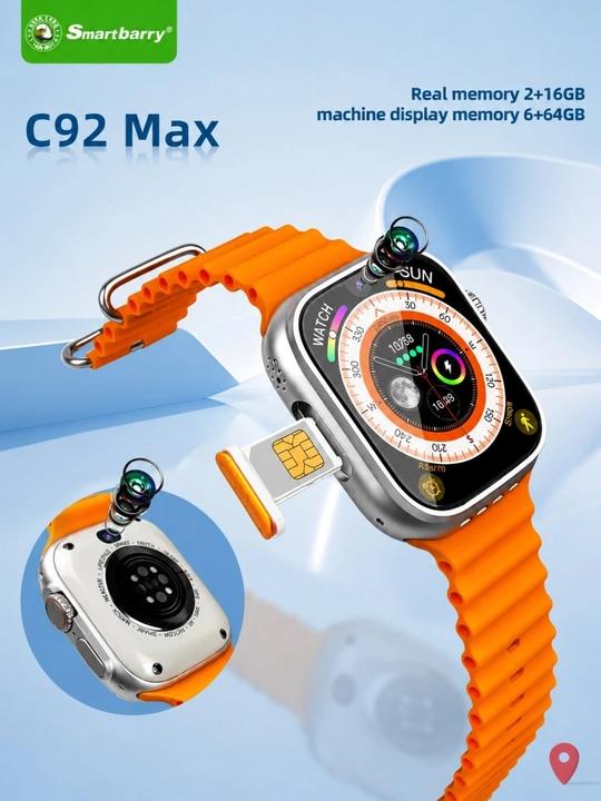 Смарт часы C92 MAX с SIM-картой камерой  полноценный телефон на запястье
