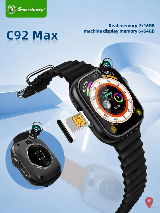 Смарт часы C92 MAX с SIM-картой камерой  полноценный телефон на запястье