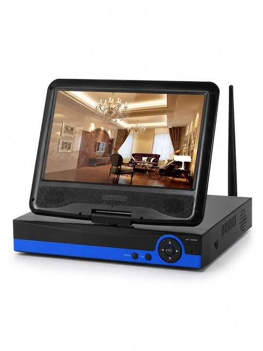 Комплект видеонаблюдения, WiFi набор на 8 камер, NVR с монитором, H.265