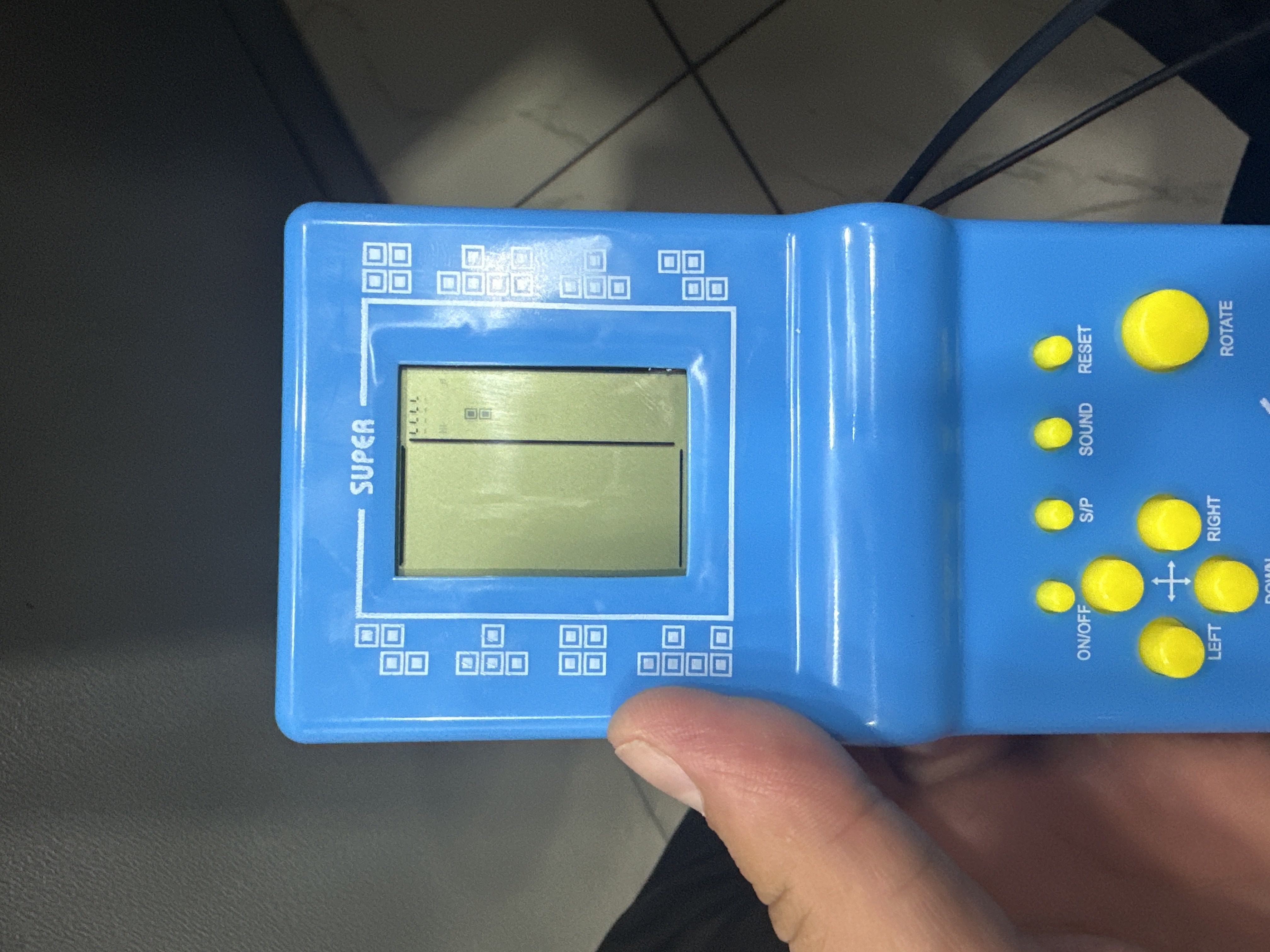 Tetris o'yinchoq elektron, klassik, batareya bilan ishlaydigan, bolalar va kattalar uchun