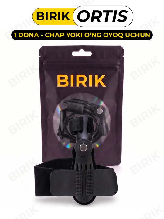 BIRIK ORTIS - bosh barmoq ortezi, sharnirli fiksator, 34-45, 1 dona