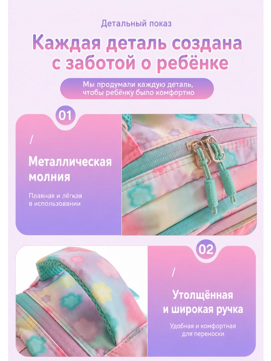 Katta ryukzak, ko‘p bo‘limli, nafas oluvchi orqa qismli