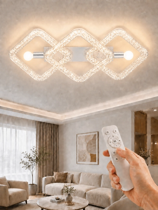 Shift LED lyustrasi, 3 yorug‘lik rejimi, 20 m² gacha