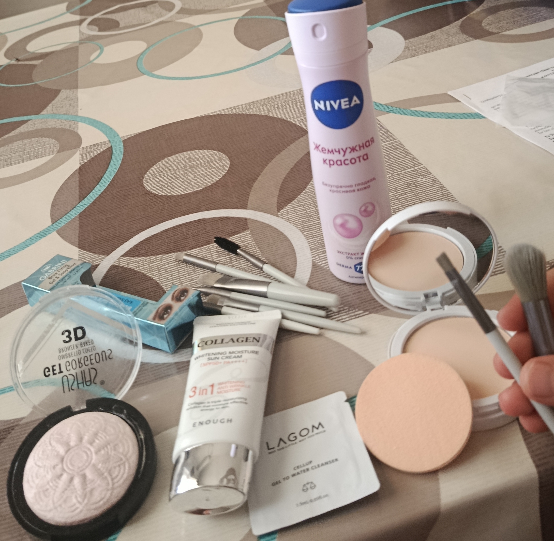Пудра для лица Gabrini Matte Powder, матовая пудра, водостойкая, 12 г