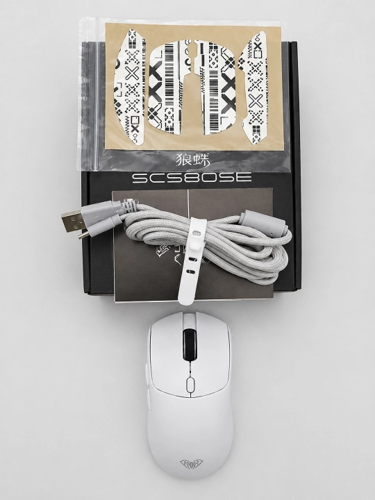 AULA SC580 SE simsiz o‘yin sichqonchasi, 10 000 DPI, Bluetooth / 2.4 GHz / simli, 500 mAh