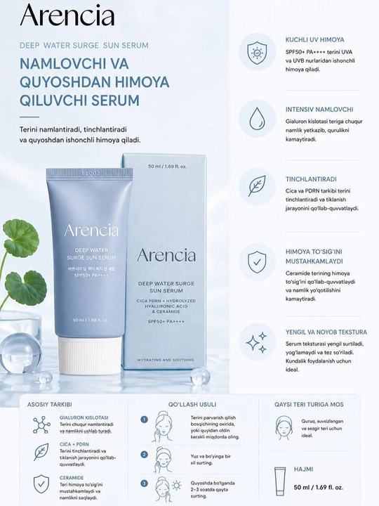 Средство для ухода за кожей лица Arencia - 