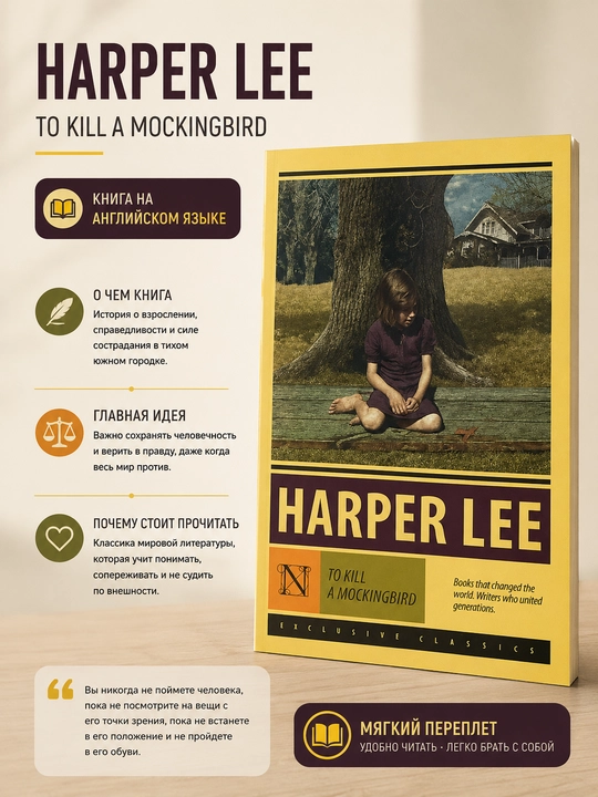 To Kill a Mockingbird, Harper Lee - 