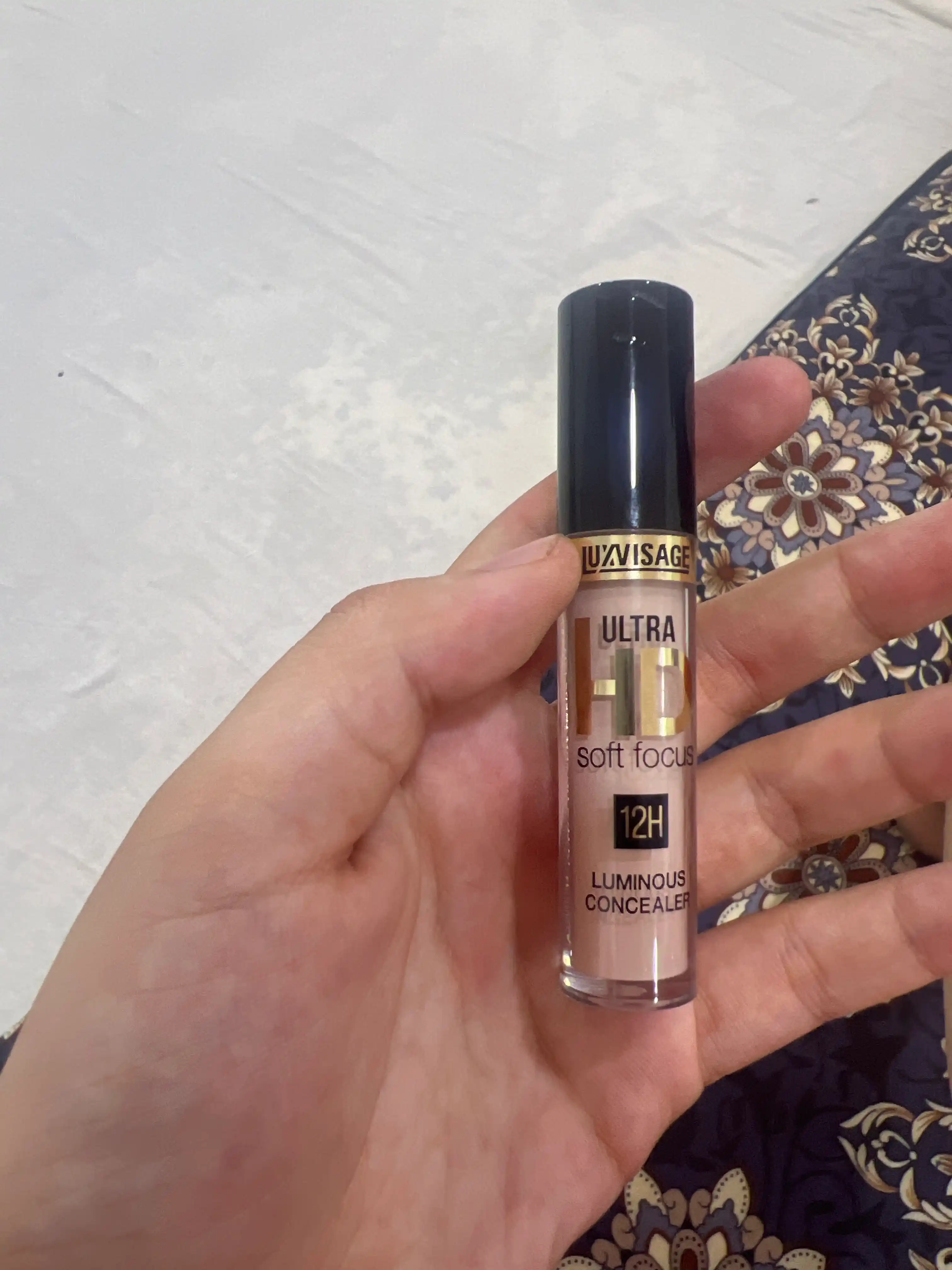 Консилер ULTRA HD soft focus 12H, светоотражающий, LUXVISAGE, 3.7 г