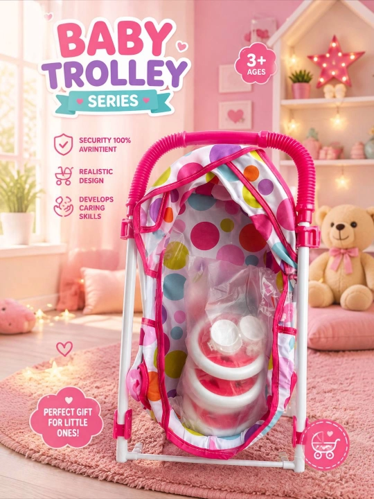 Bolalar uchun o‘yinchoq aravacha — Baby Trolley - 