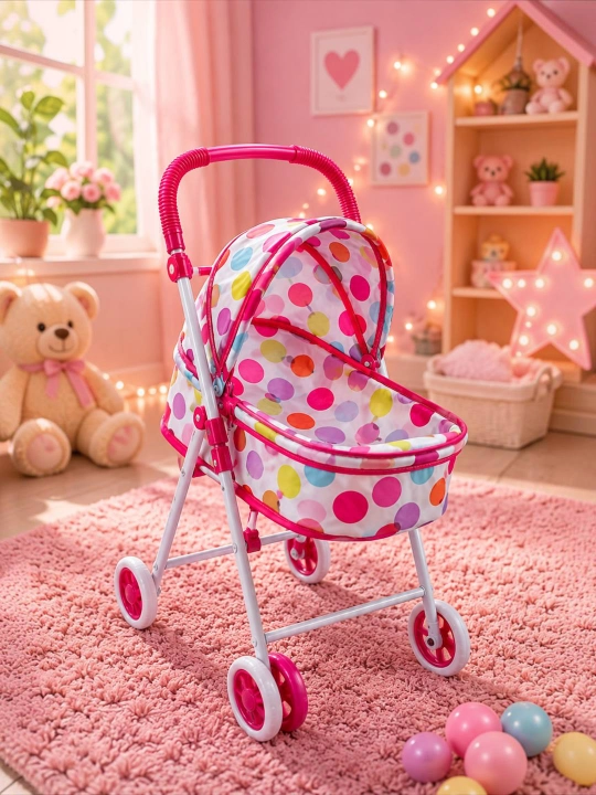 Детская игрушечная коляска для куклы — Baby Trolley