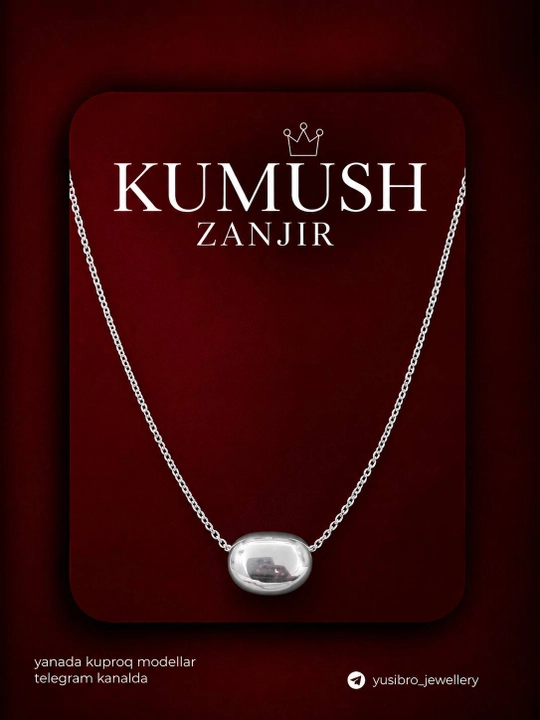 Ayollar uchun 925 probali kumush zanjir, yaqinlariz uchun ajoyib syurpriz