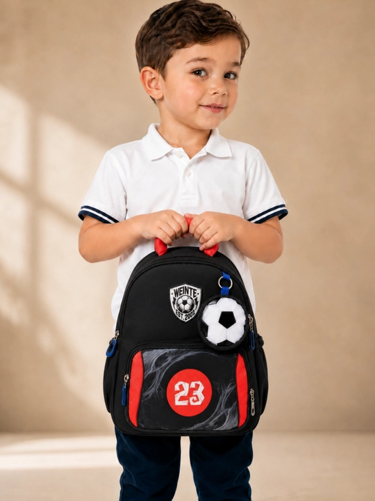 Bolalar uchun maktab ryukzagi futbol sumkachali 25×10×30 sm