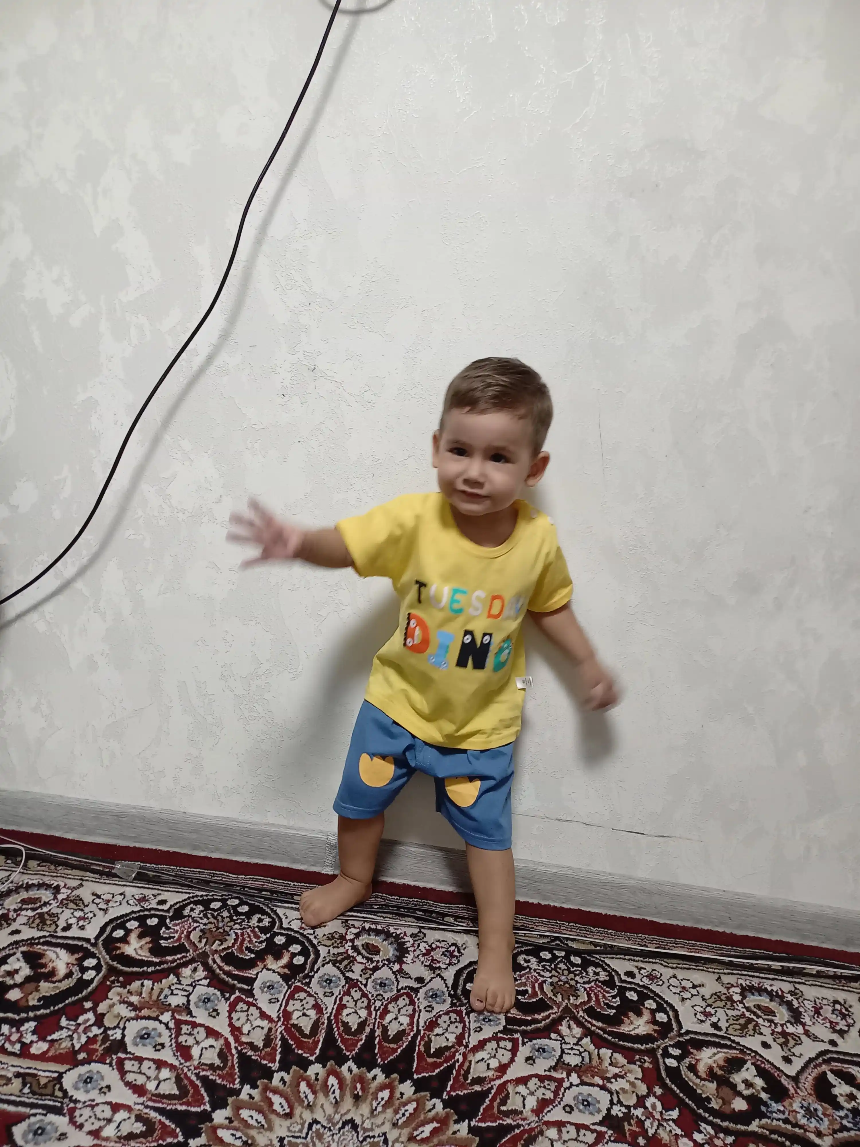 Bolalar uchun komplekt dvoyka, o‘g‘il va qizlar uchun, 1–6 yosh, yumshoq va qulay