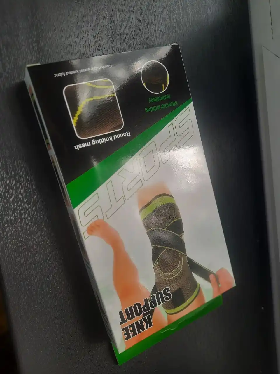 Tizza uchun ortopedik bandaj, sozlanadigan tasmali elastik fiksator, sport uchun tizzalik