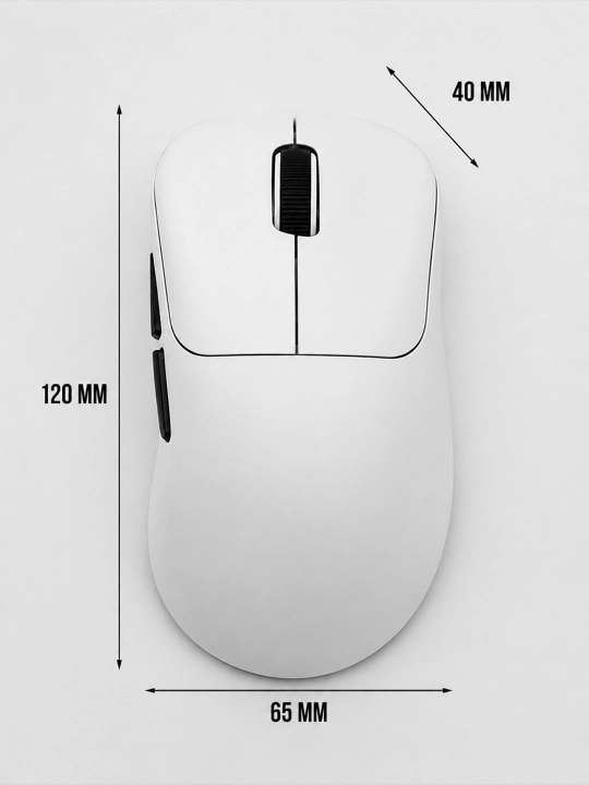 HYH PRO V6+ simsiz o‘yin sichqonchasi, 12800 DPI, 1000 Hz