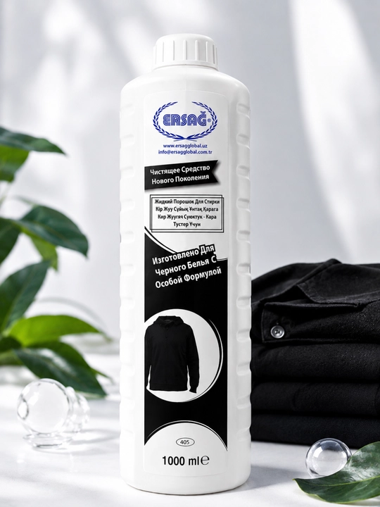 ERSAG qora kiyimlar uchun suyuq kir yuvish vositasi 1000 ml