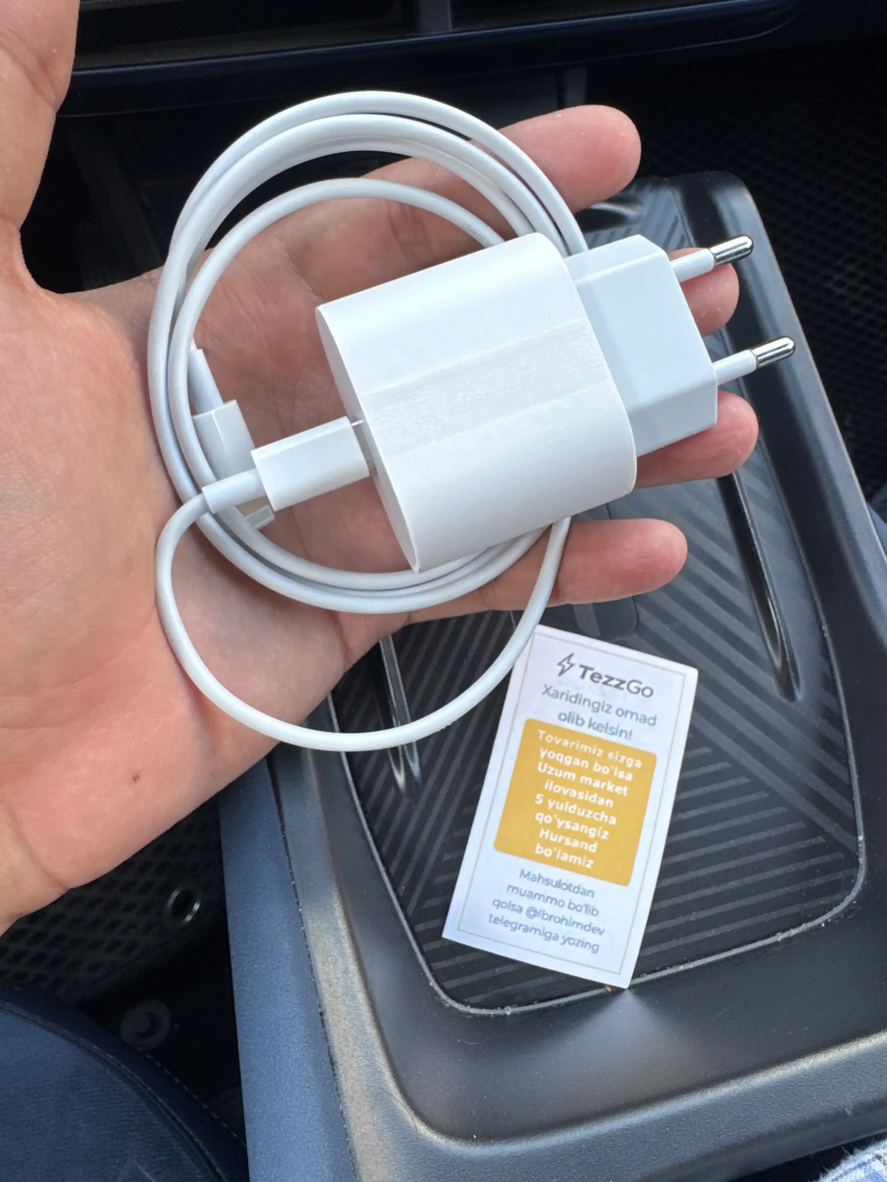 Зарядка для iPhone, зарядник, быстрая зарядка 20 Вт — с кабелем Type-C to Lightning