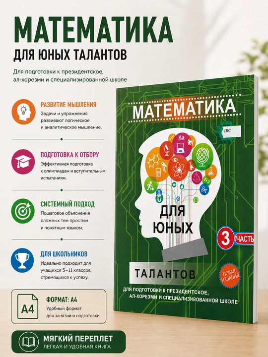 Yosh iste’dodlar uchun matematika. 3-qism - 