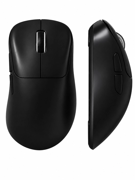 HYH MAX V6+ simsiz sichqoncha Bluetooth + 2.4G, 22000 DPI, 1000 Hz, 55 g