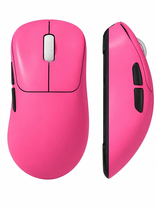 HYH MAX V6+ simsiz sichqoncha Bluetooth + 2.4G, 22000 DPI, 1000 Hz, 55 g