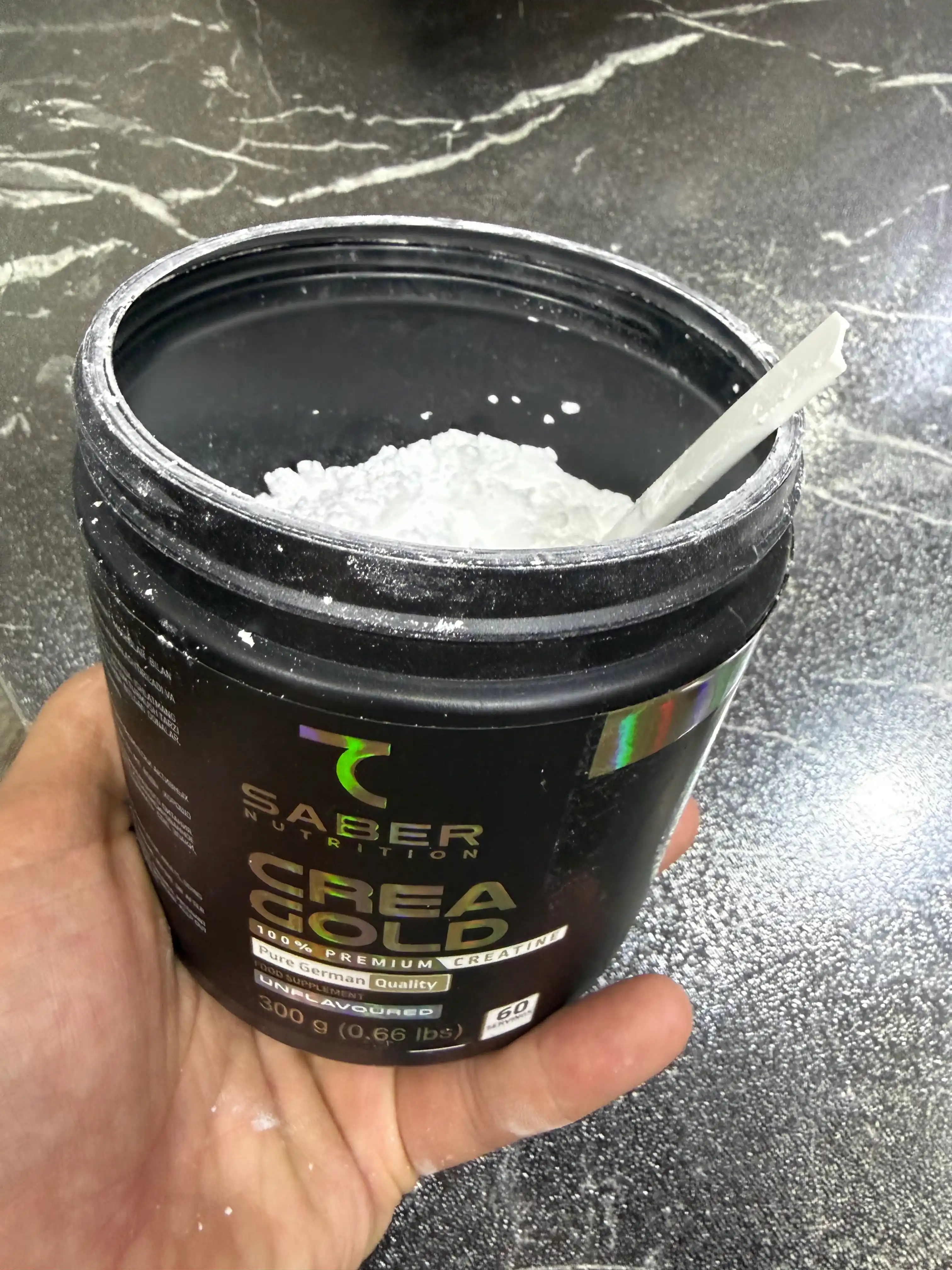 Kreatin monohidrat "7SABER CREATINE CREA GOLD", 300 g, 60 porsiya