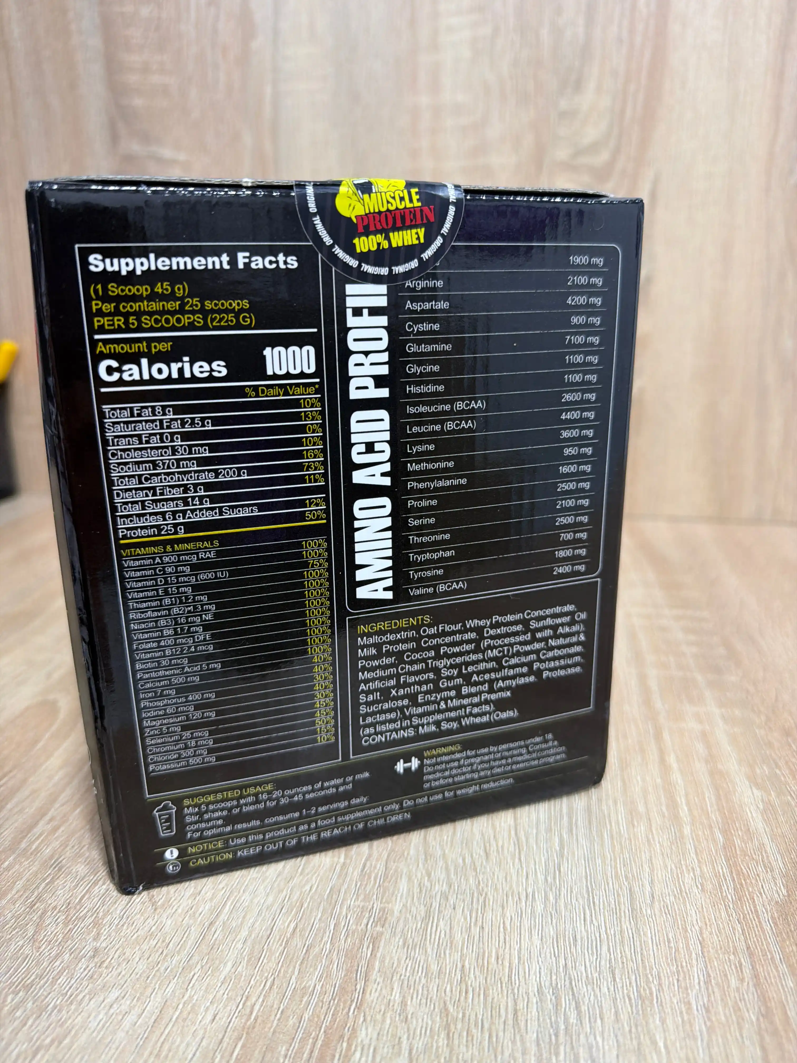 Geyner MUSCLE GAINER Mushak massasini oshirish uchun , 1-3-7 kg