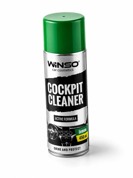 WiNSO Cockpit Cleaner Lemon 450 ml, avto saloni uchun tozalovchi va parvarish vositasi
