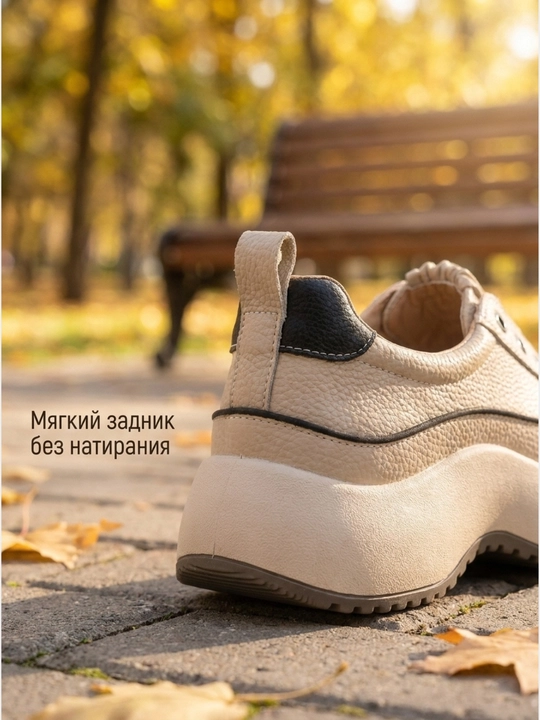 Женские современные кроссовки на толстой подошве 36-40