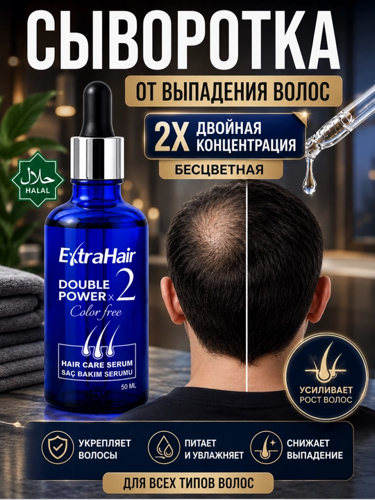 Сыворотка для волос ExtraHair Double Power 2X - 